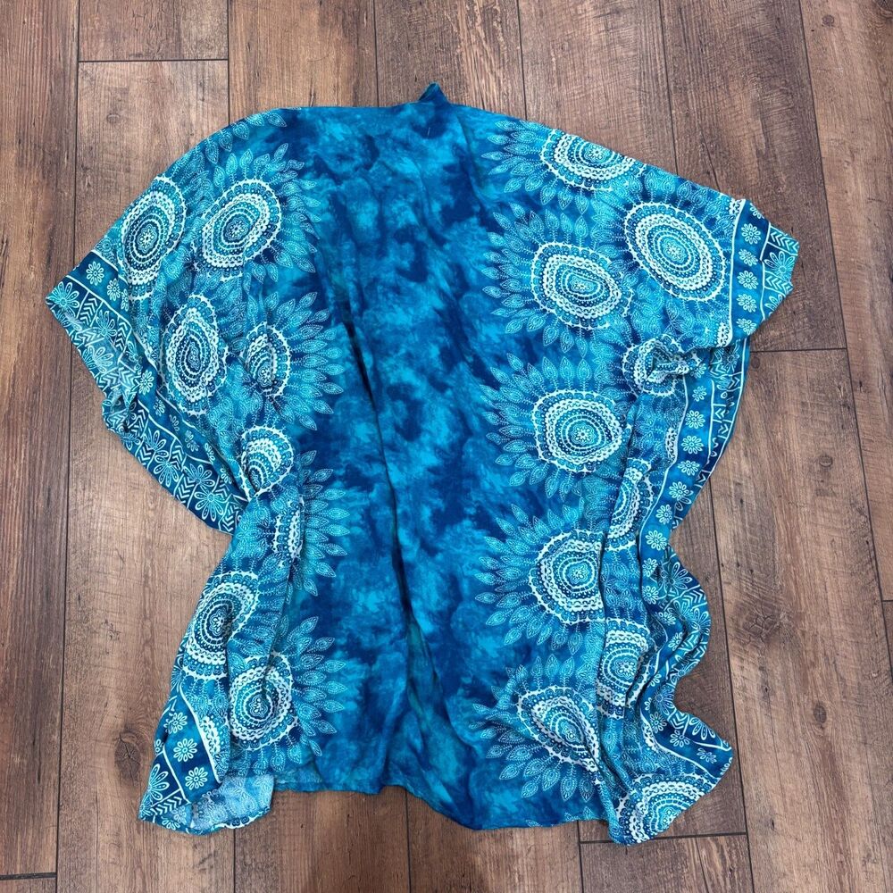 Lotus and Luna Bimini Mandala Swim Cover Up Handmade One Size Flowy Boho - Picture 7 of 7